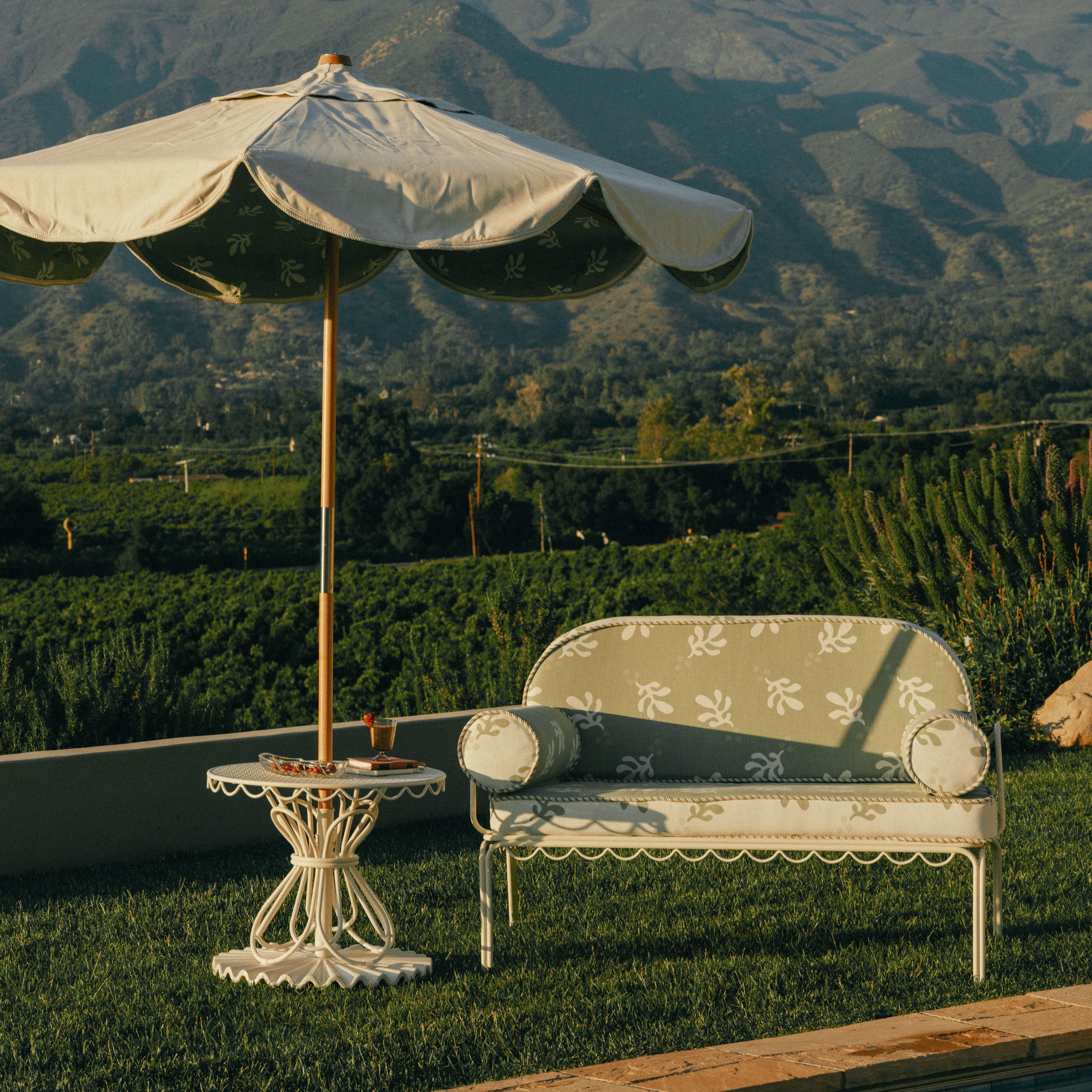 The Al Fresco Love Seat Slip Cover Set - Image 2